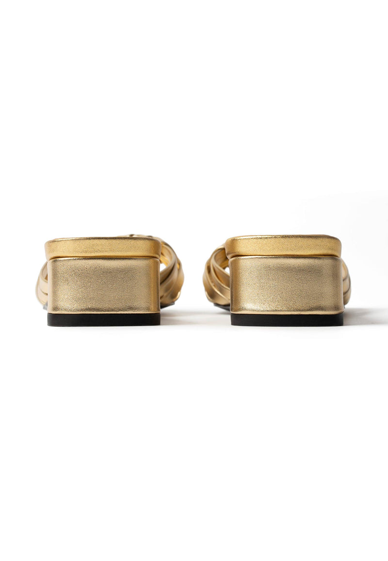 Chaussures Plates Smells Like Spirit  - Gold