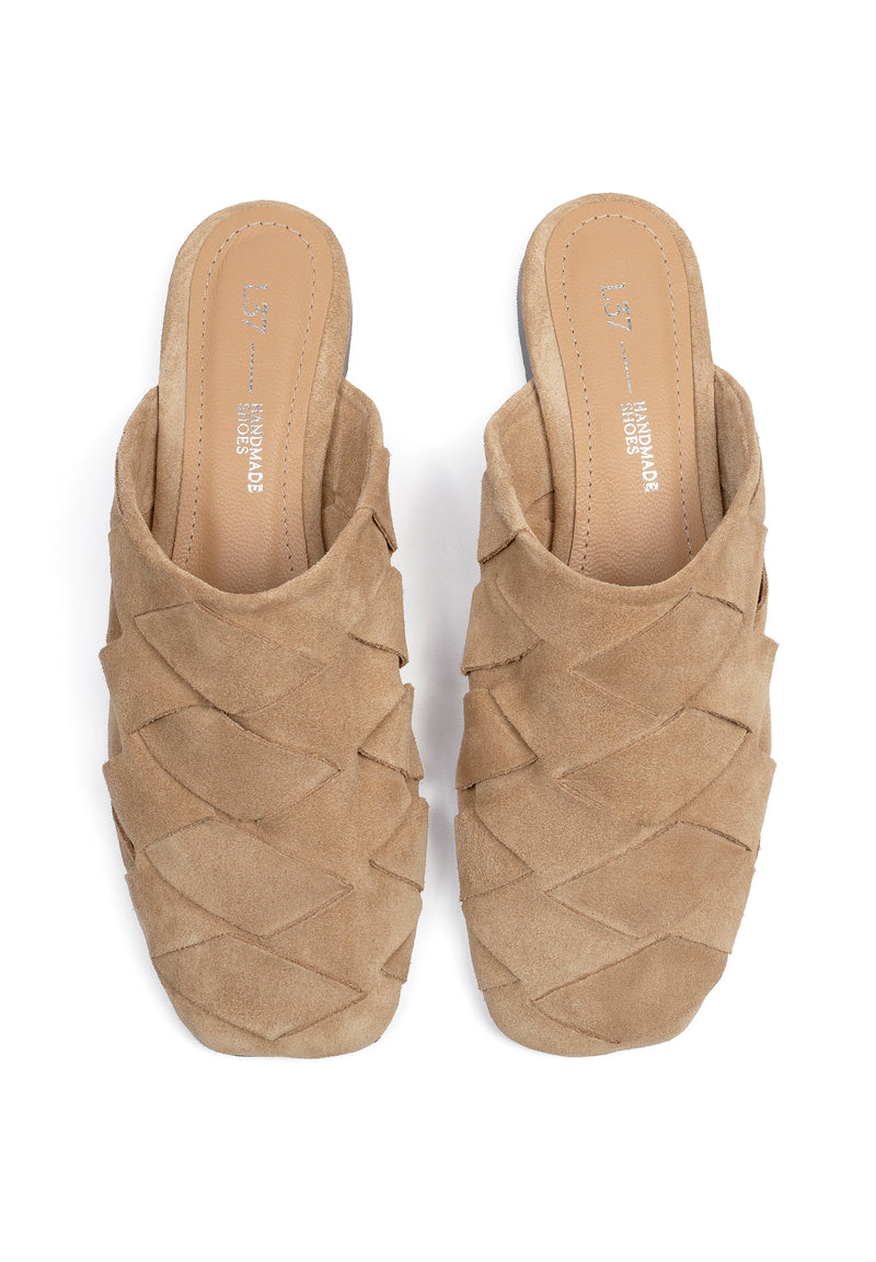 Sunset Serenity Mules - Beige