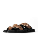 Sandales Stay Until Tomorrow - Noir/Camel