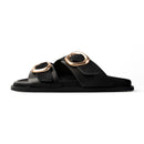 Stay Until Tomorrow Sandals - Black