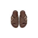 Sandales Ouvertes Twisted Paradise - Marron