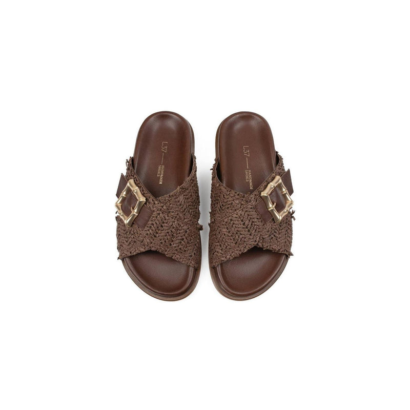 Sandales Ouvertes Twisted Paradise - Marron