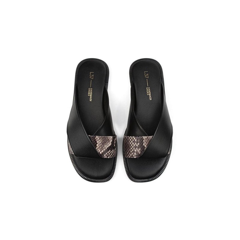 Sandales Ouvertes Victory - Noir