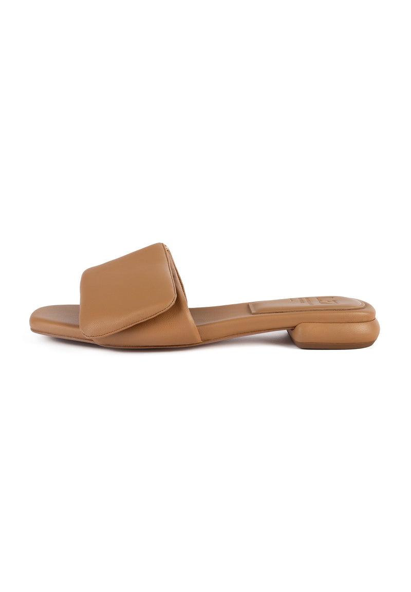 Mules Steps de terciopelo - Beige