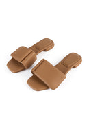 Mules Steps de terciopelo - Beige