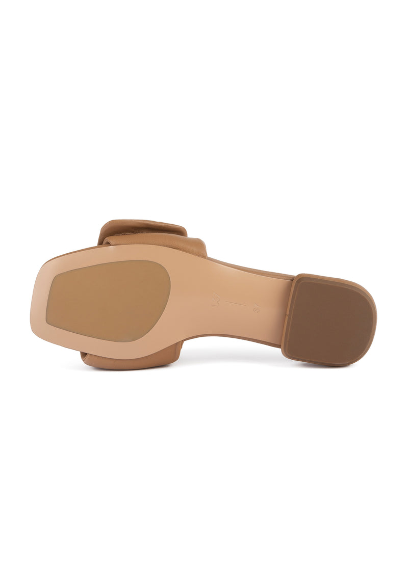 Mules Steps de terciopelo - Beige