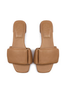 Mules Steps de terciopelo - Beige