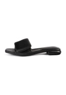 Mules Steps de terciopelo - Negro