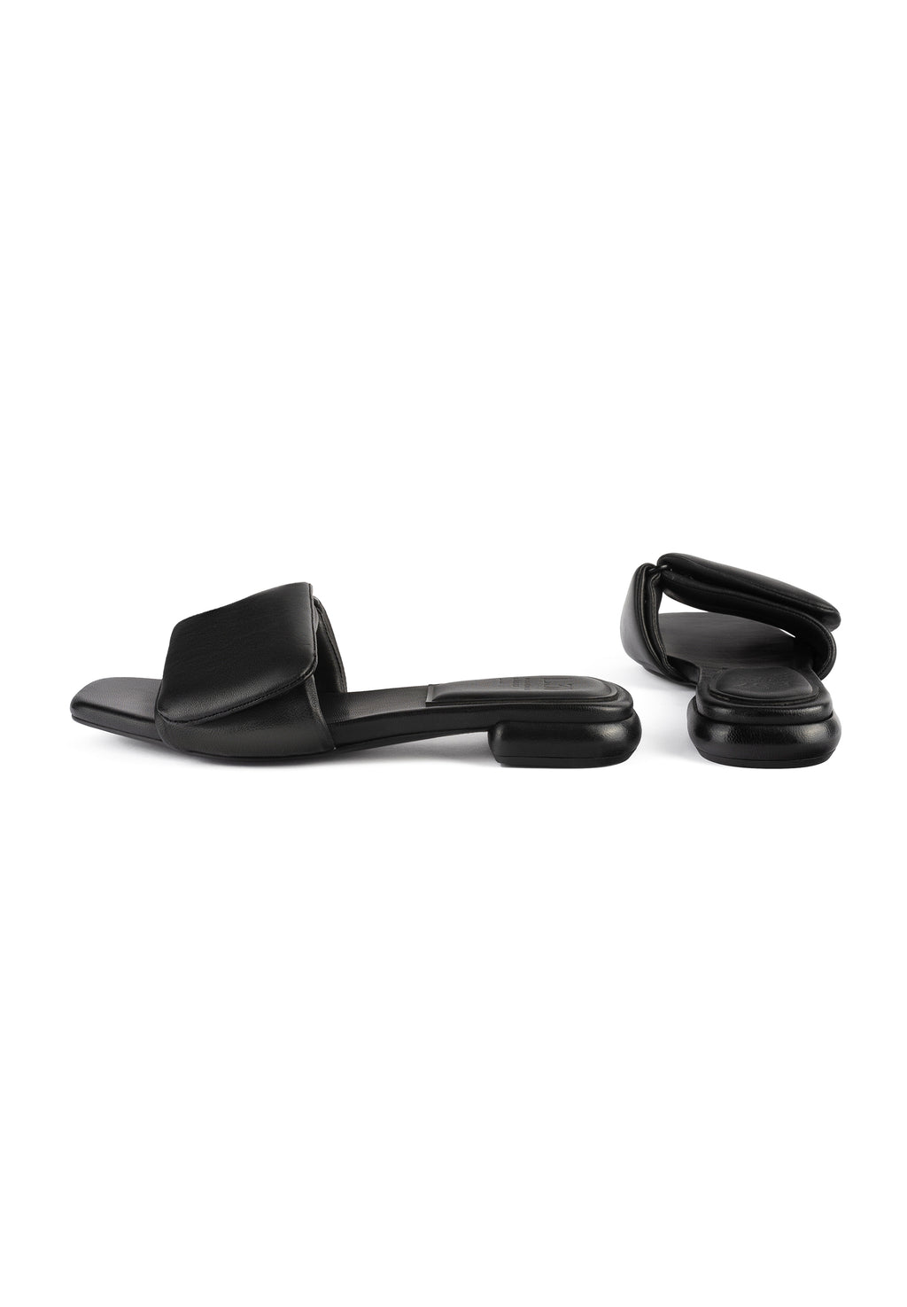 Mules Velvet Steps - Nero