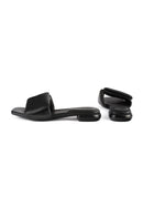 Mules Steps de terciopelo - Negro