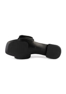 Mules Steps de terciopelo - Negro