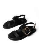 Wild At Golden Hour Sandals - Black