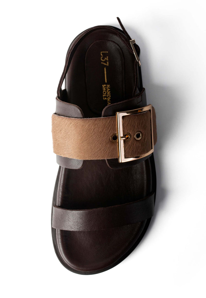 Sandalias Wild At Golden Hour - Marrón oscuro