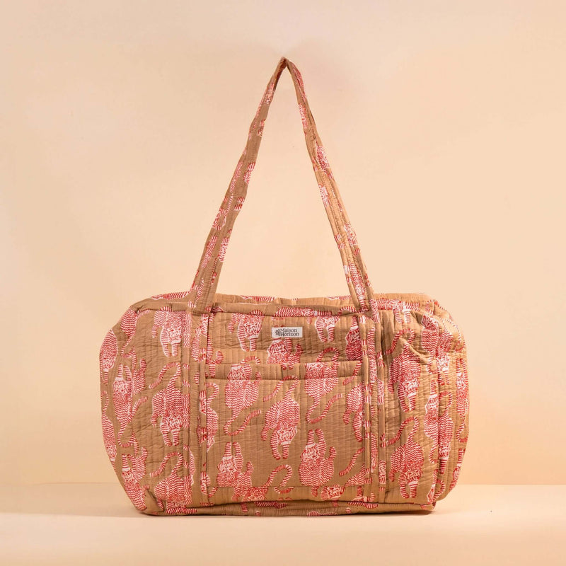 Sac Week-end ou à langer Lola.LOLAV2019.Couleur: Jungle Sand