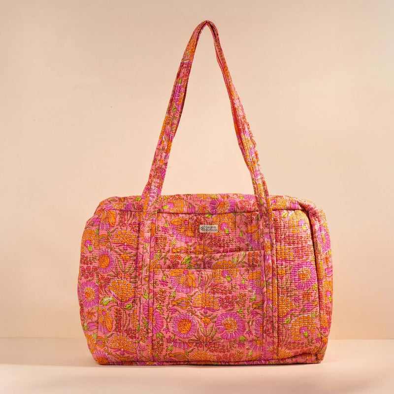 Bolso cambiador o Weekend Lola.LOLAV2005.Color: Rosa/Naranja