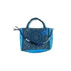 Sac Cabas Patch Bleu Jean/Bleu/Bleu Clair