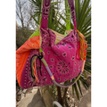 Sac Cabas Patch Anis/Cyclamen/Orange Fluo