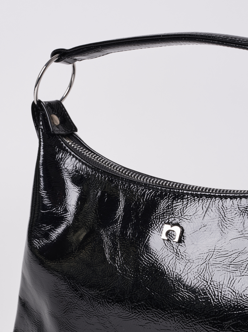 Bolso baguette negro