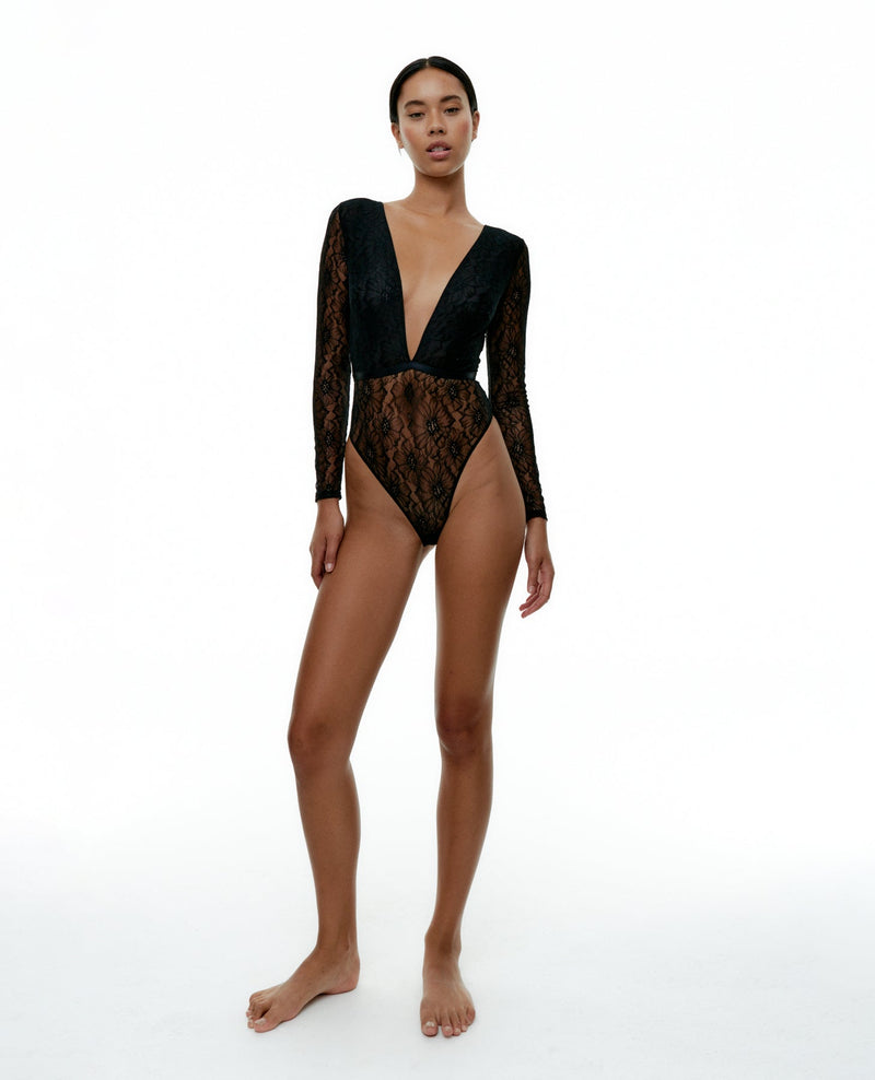Body Long Sleeve Sade - Noir
