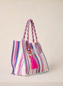 Bolso Tote Sai - Rayas Multico