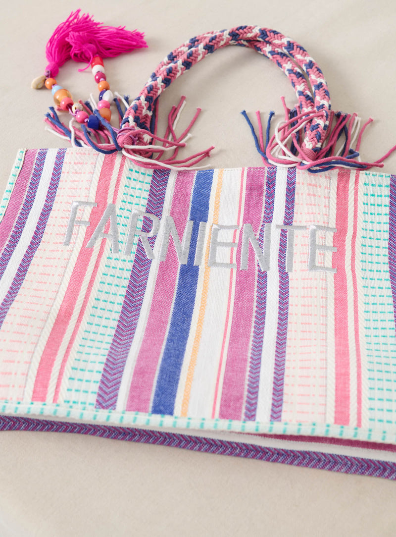 Bolso Tote Sai - Rayas Multico