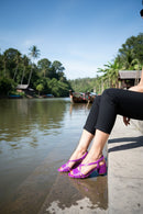 Nadia - Fucsia metalizado