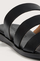 Sandales Plates Olympia - Negro