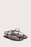Sandales Plates Flat Brown - Siena
