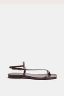 Sandales Plates Flat Brown - Siena