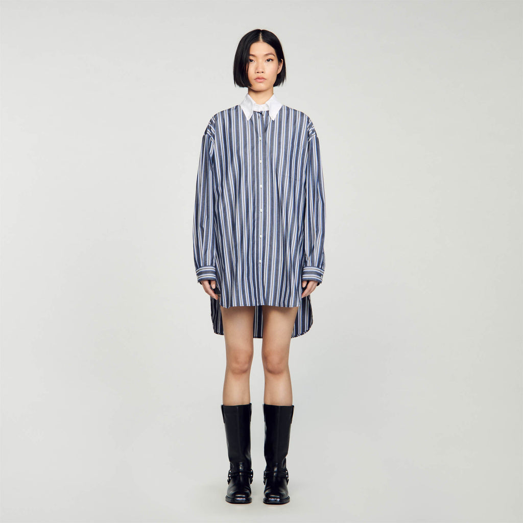 Oversized Striped Shirt