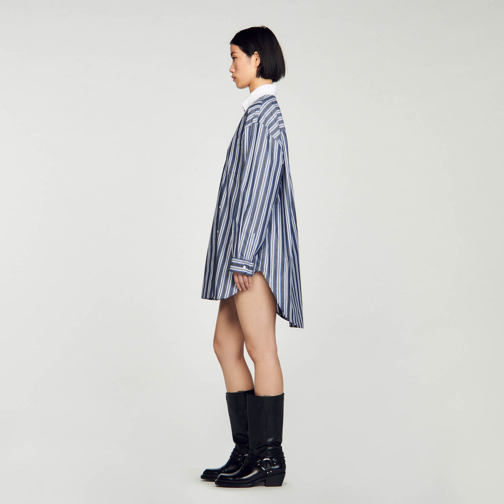 Oversized Striped Shirt