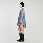 Oversized Striped Shirt