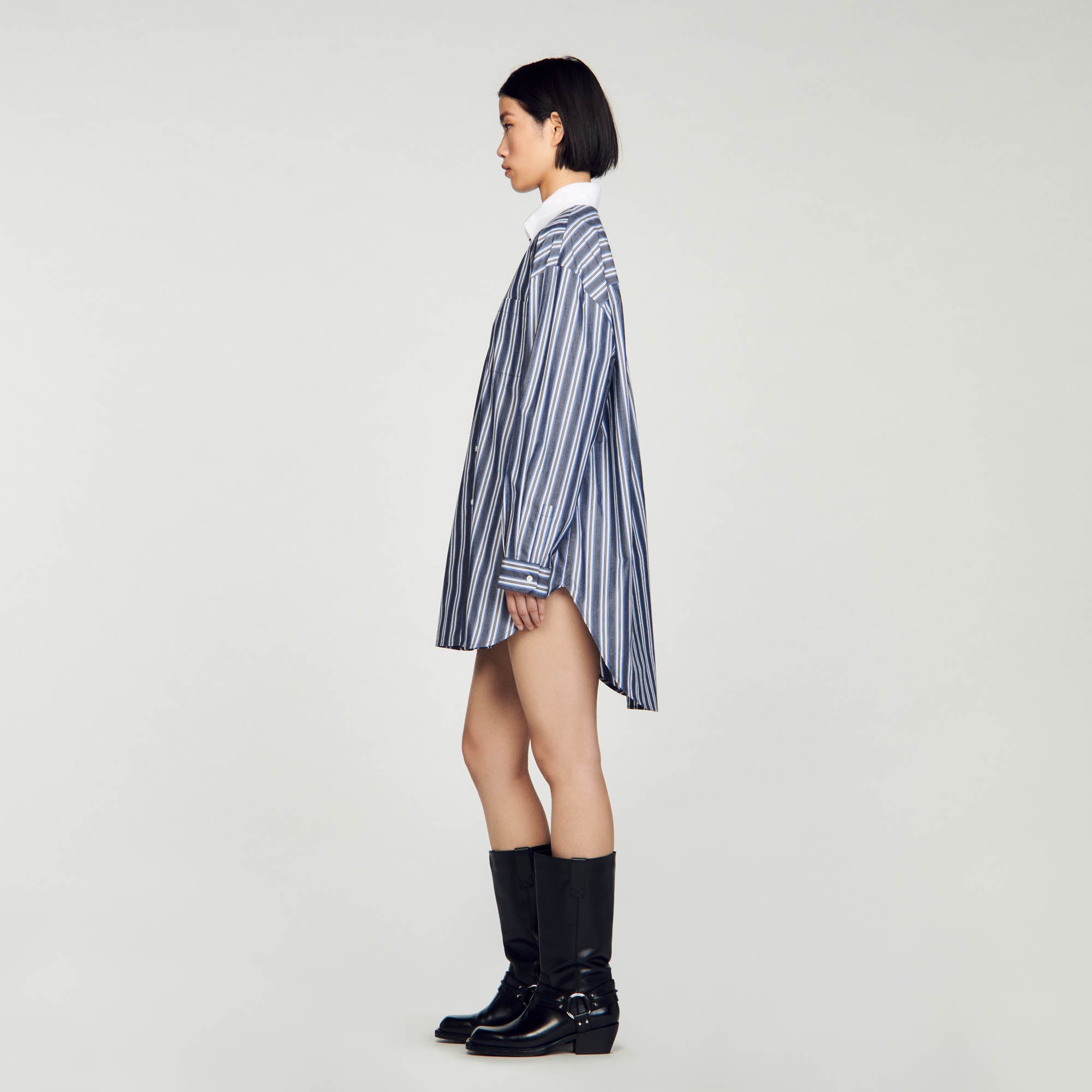 Oversized Striped Shirt