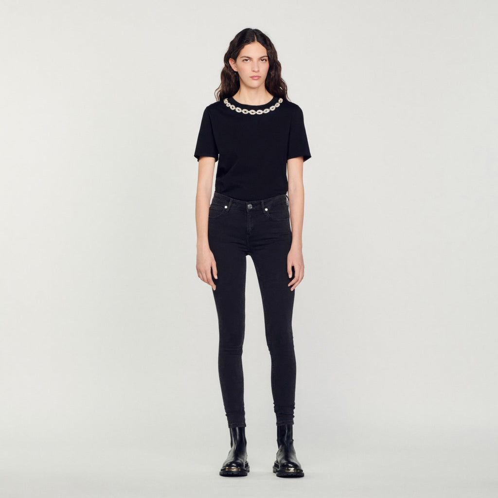 Slim Regular Waist Jeans