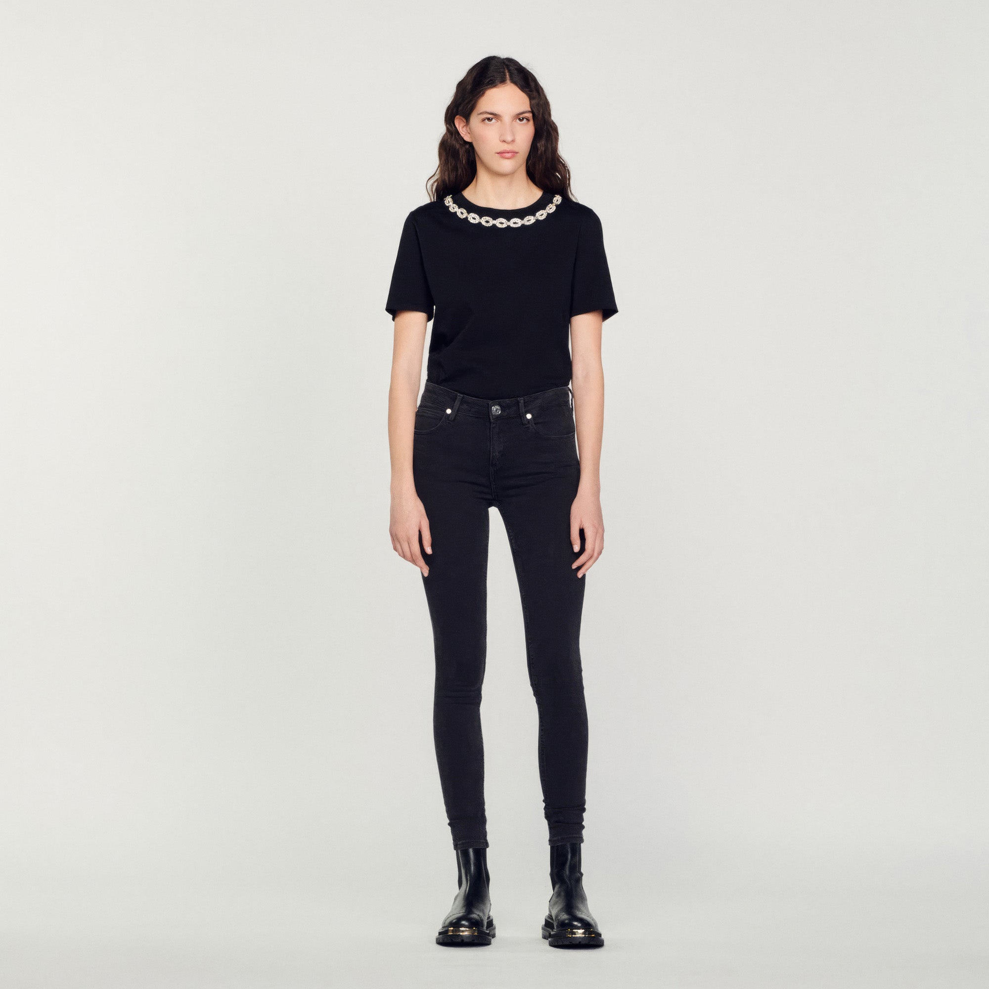 Slim Regular Waist Jeans