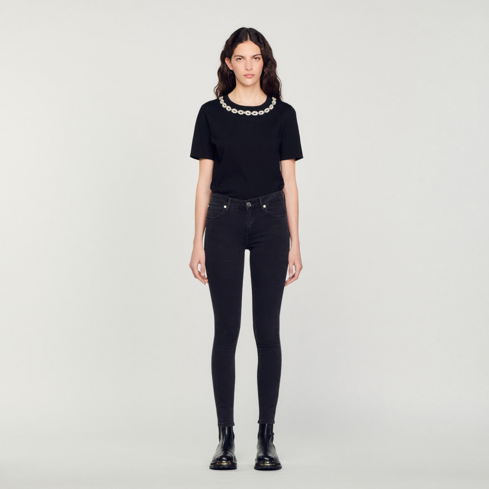 Slim Regular Waist Jeans