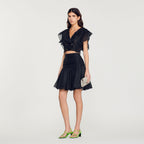 Ruffled Short Skirt