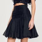 Ruffled Short Skirt