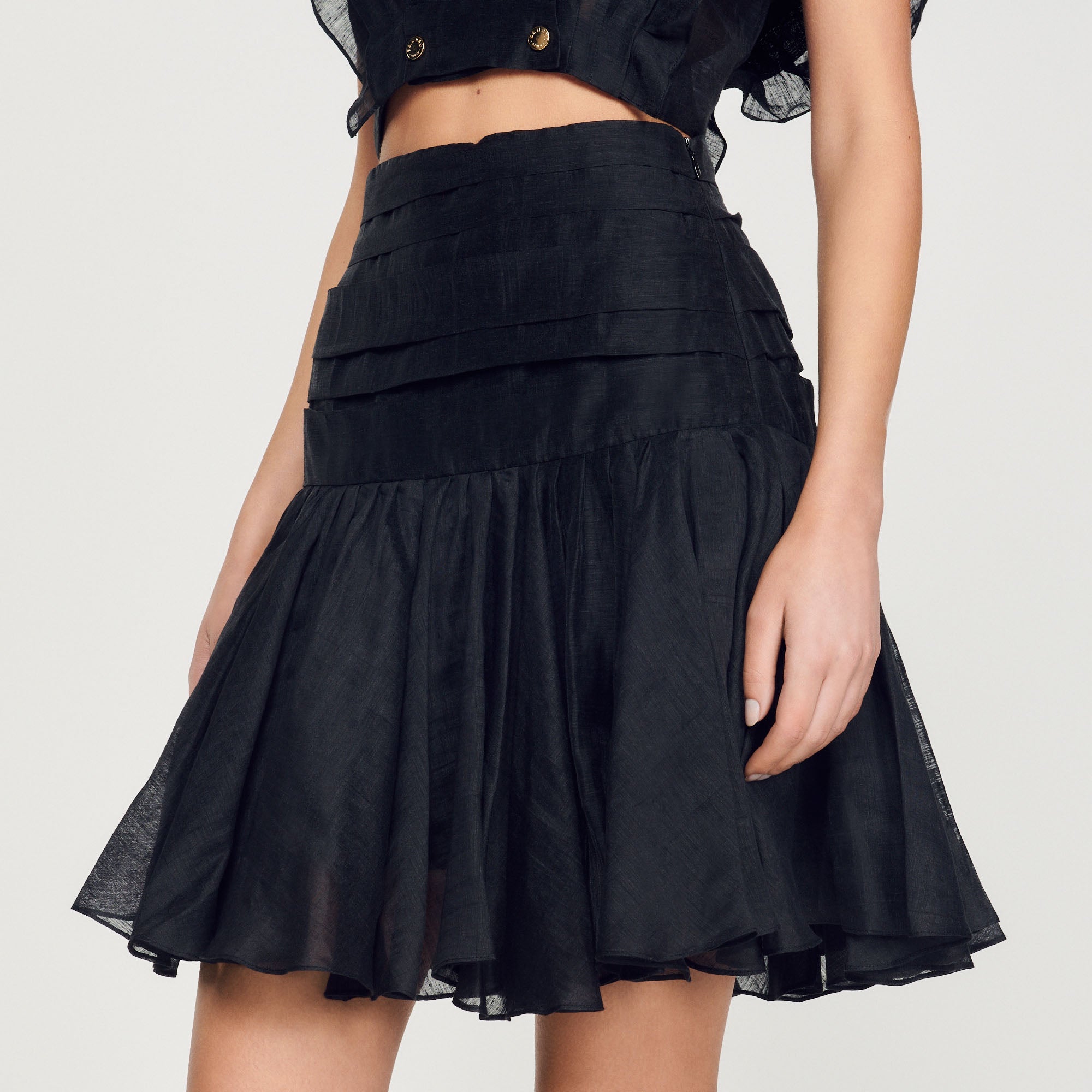 Ruffled Short Skirt