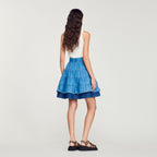 Falda Corta De Denim