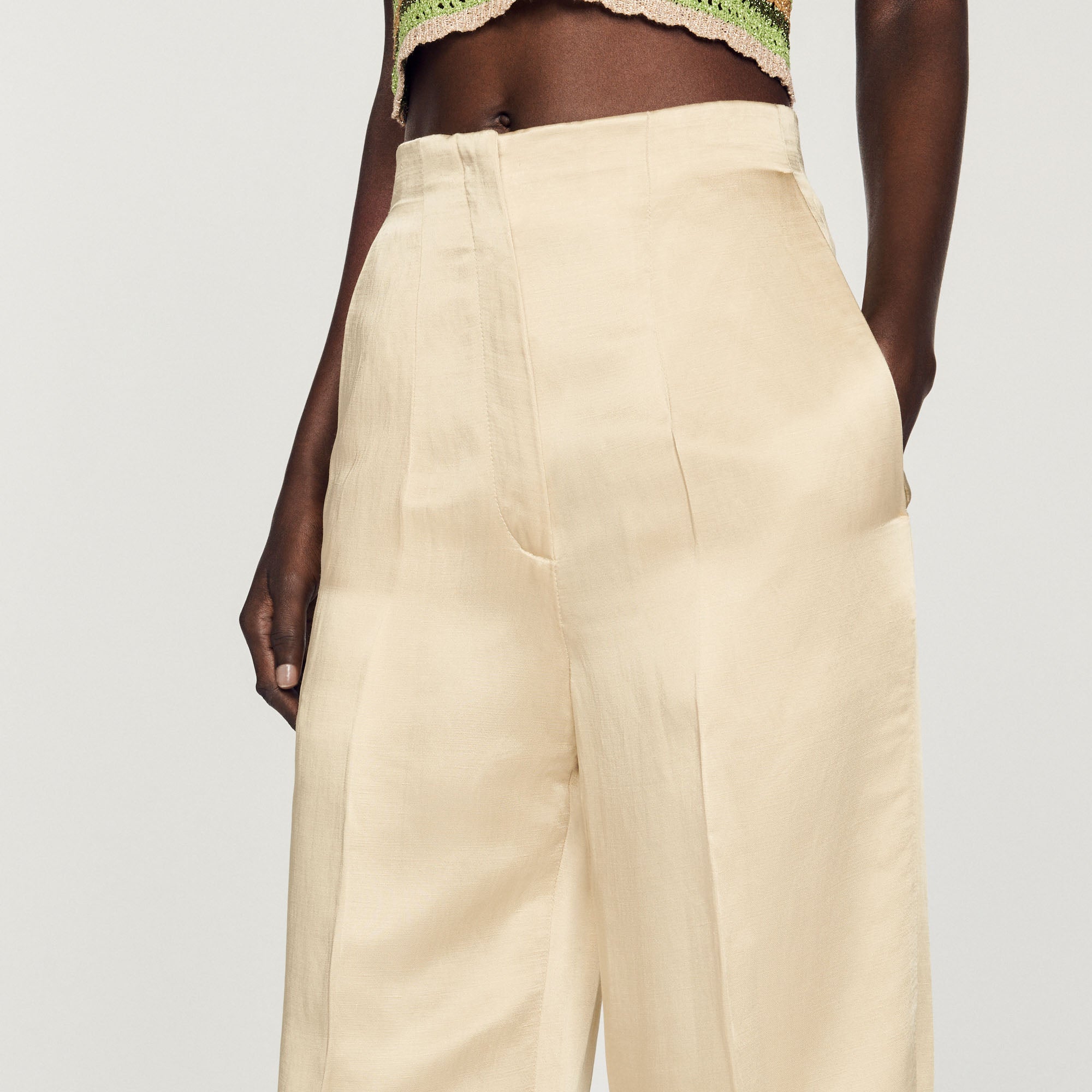 High-Waisted Trousers