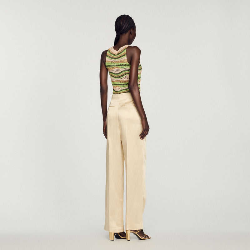 Pantalon Taille Haute