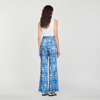 Pantalón Fluido Estampado Foulard