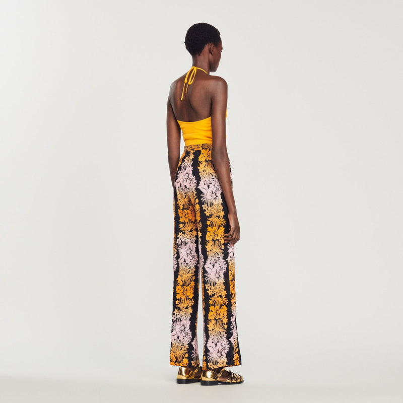 Pantalon Fluide Imprimé Hawaï