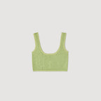 Top Brassière con Strass