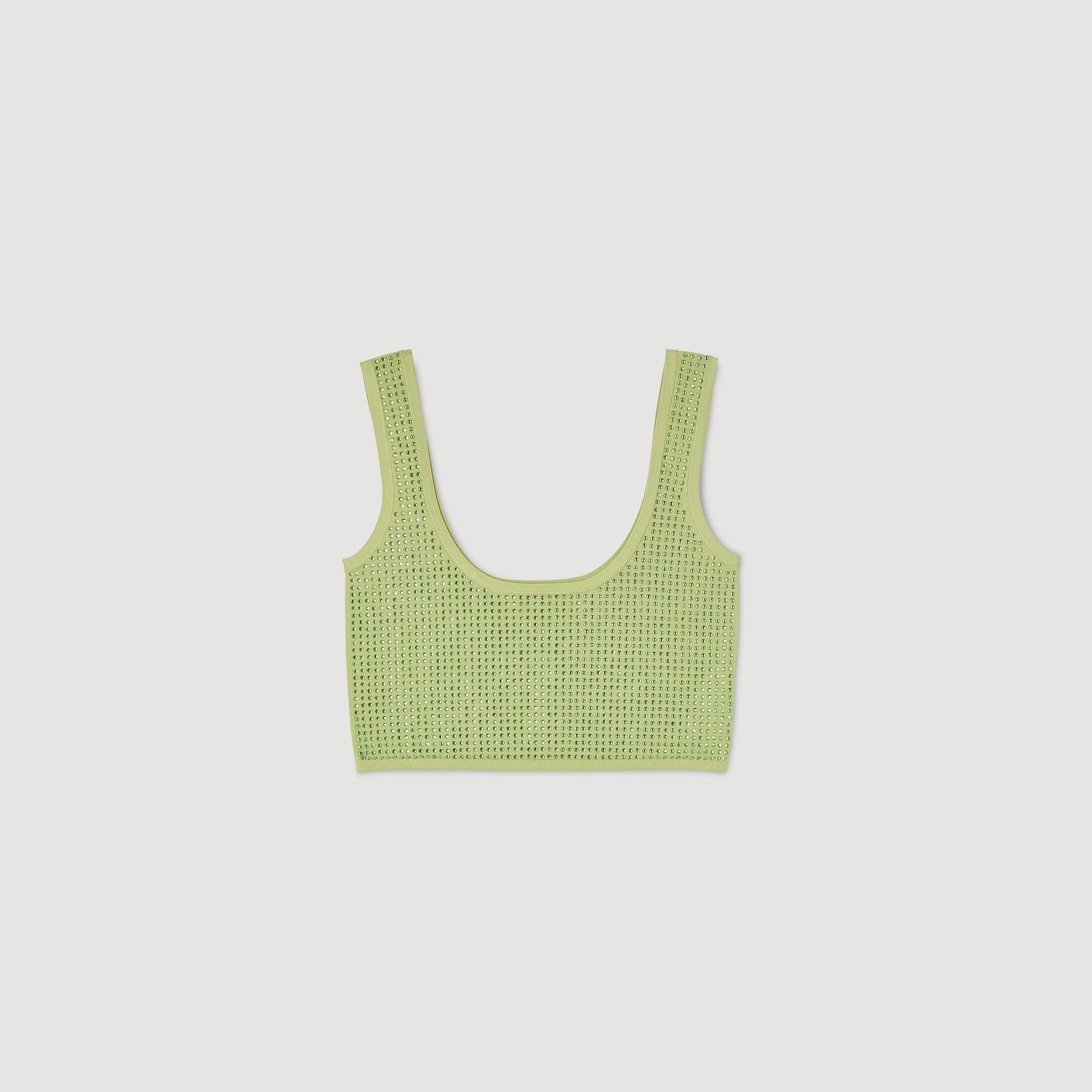 Top Brassière con Strass