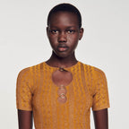 Shimmering Knit Top