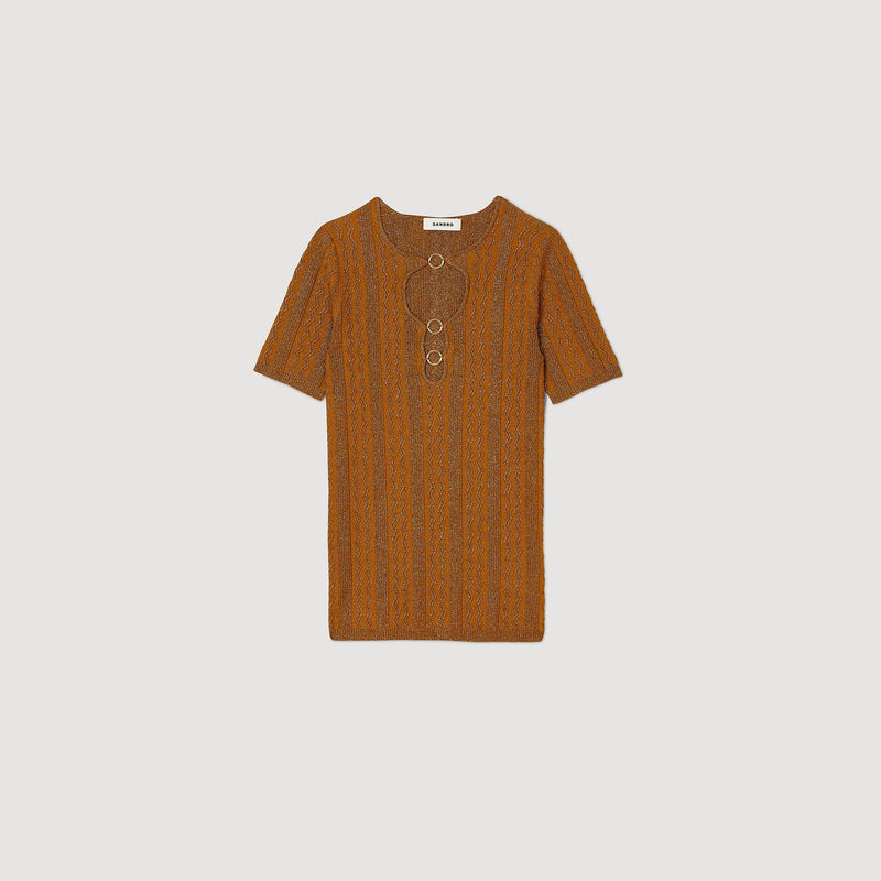 Top En Maille Scintillante