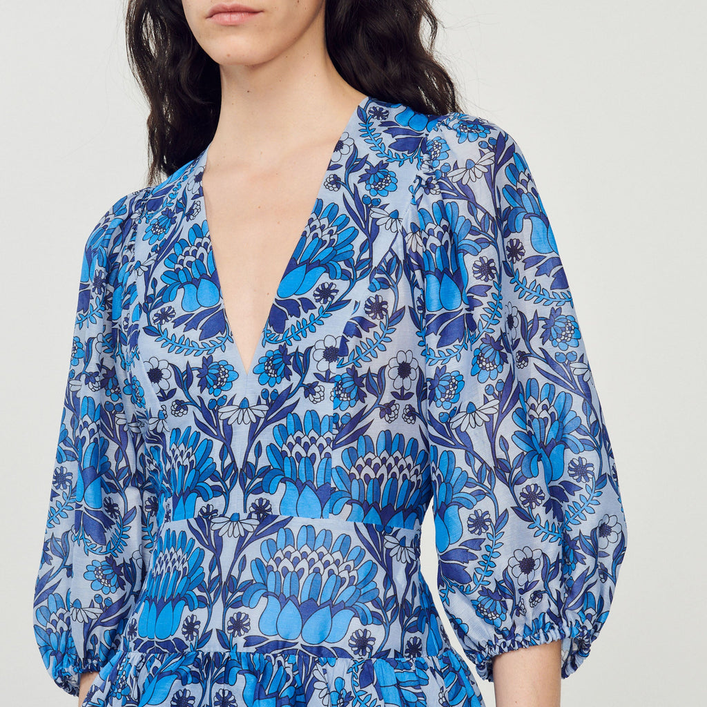 Vestido Corto Estampado Pañuelo