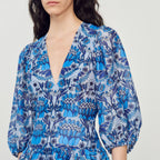 Vestido Corto Estampado Pañuelo